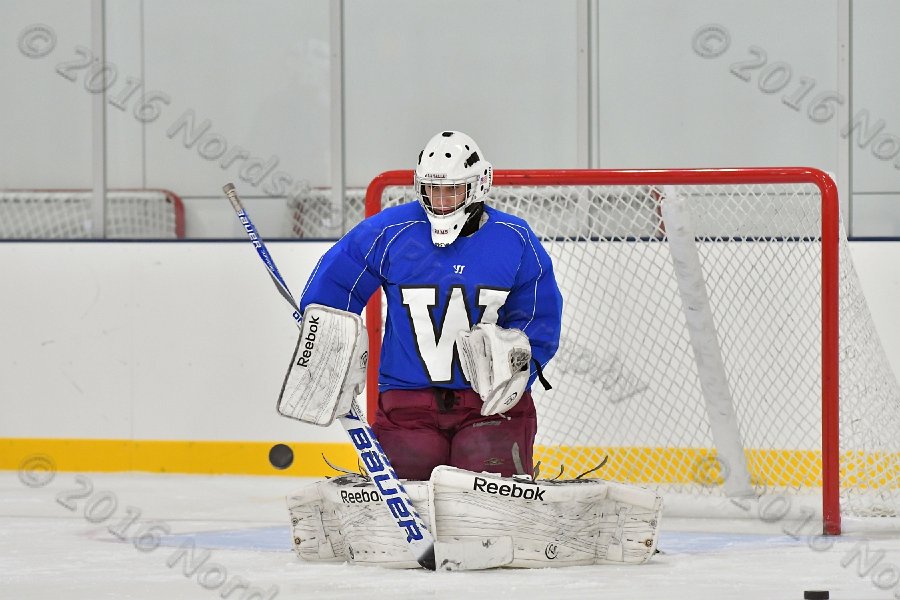 Wheaton College Men\'s Ice Hockey vs Middlesex Community College. - Photo By: KEITH NORDSTROM